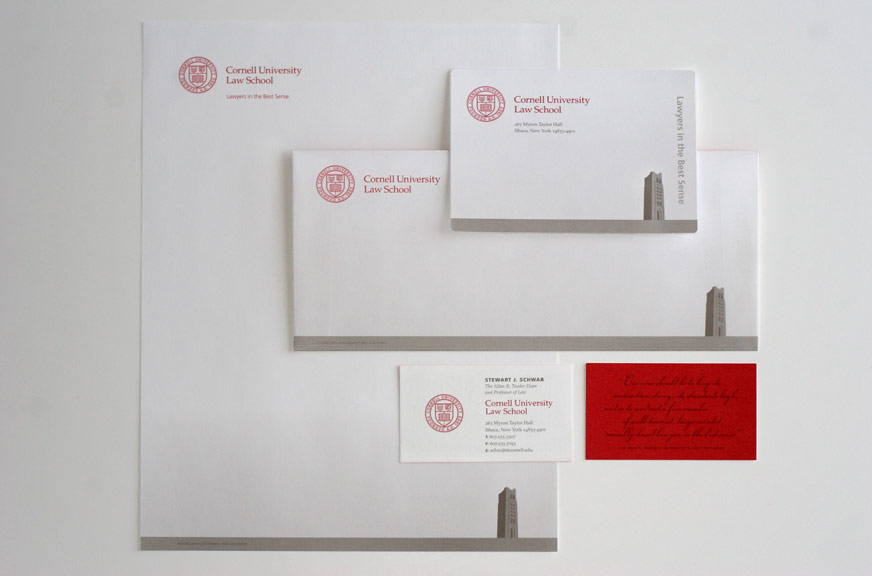Cornell Law School Stationery Package