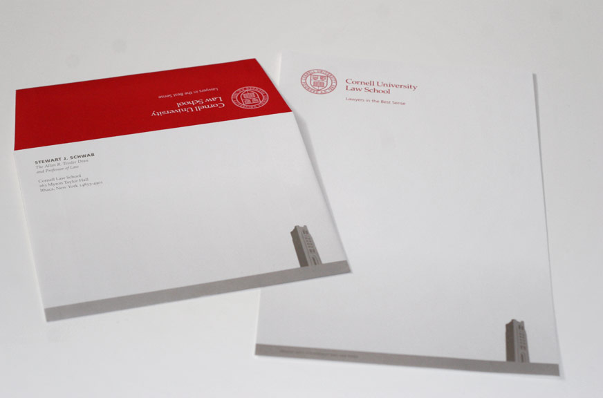 Cornell Law School Notepaper and Envelope