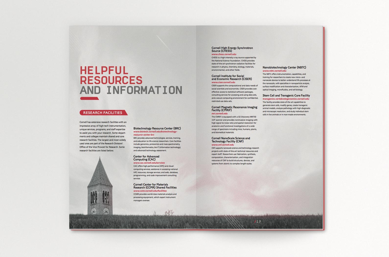 Cornell Research Administration Support (RAS) Faculty Guide Interior Spread