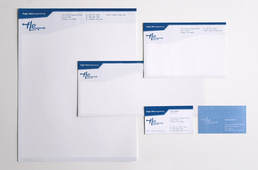 Finger Lakes Engineering Stationery Package