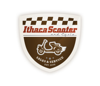 Ithaca Scooter & Cycle Logo