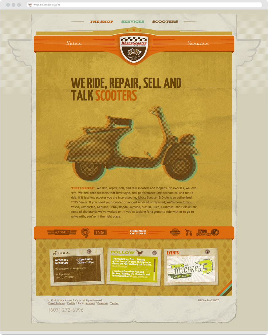 Ithaca Scooter & Cycle Website
