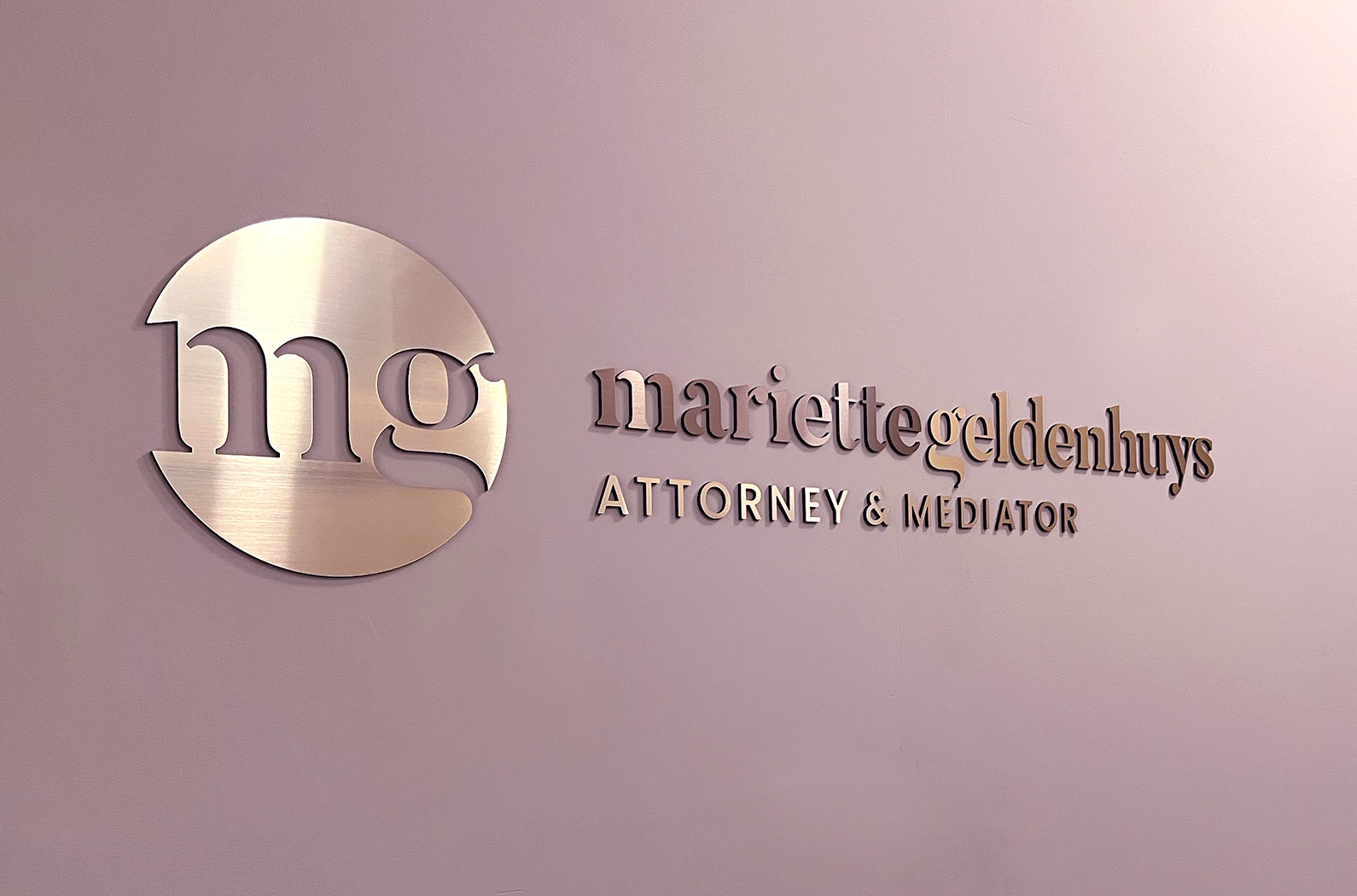 Mariette Geldenhuys Office Signage