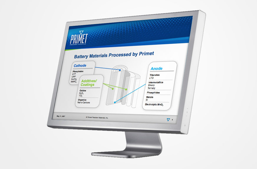 Primet Precision Materials PowerPoint Template